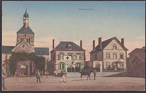 Betheniville Bétheniville 1914/1915 CAK Rotes Kreuz Soldatenbrief Feldpostkarte 24. Reserve-Divission