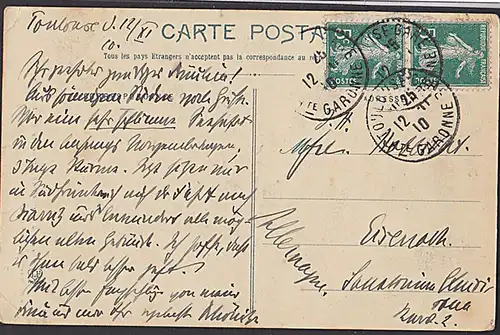 Toulouse  Clocher des Jacobins  AK 1910