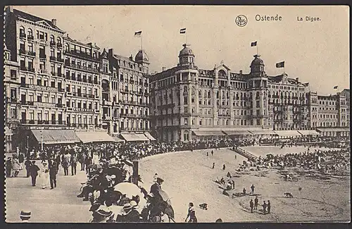 Ostende La Digue Oostende Feldpostkarte AK um 1915 Feldpostexpedition 53. Reserve-Division