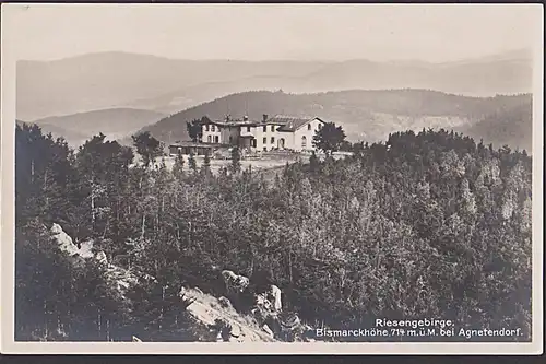 Riesengebirge Lot 4 Karten Krkonoše Karkonosze Agnetendorf Bismarckhöhe Photo 1929