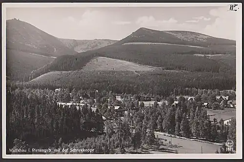 Lot 3 Karten Riesengebirge Krkonoše Karkonosze Wolfshau Wilcza PorÄ™ ba Photo-Ak 1935