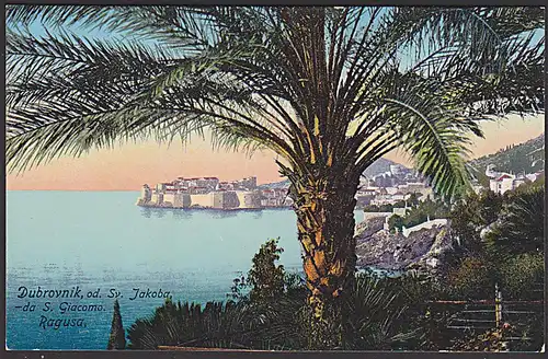 Dubrovnik od. Sv. Jacoba da S. Giacomo Ragusa 1910 unbeschrieben