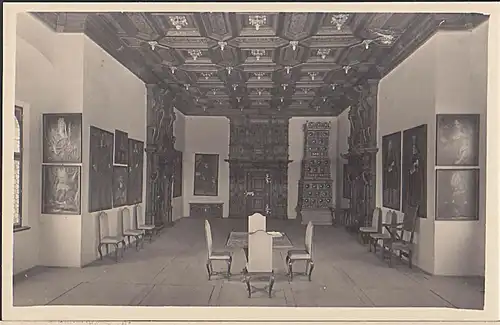 Riegersburg Steiermark Rittersaal Photokarte vom 1931 mit Stempel Riegersburg Feste