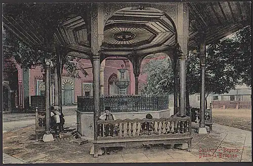 Sarajevo Sarajewo Saraybosna Begova Dzamija Brunnen Verlag A. Thier 1910-11 Karten-Nr.: 5109