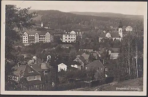 Polanica-Zdrój Altheide Herzheilbad Kr. Glatz 1937 echte Photographie Charlotte Schirmer KÅ‚ odzko