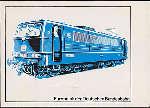 Erste Europalok der Deutschen Bundesbahn E-Lok SSt. Essen 1966