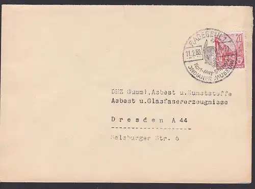 Karl May Indianer Museum DDR Radebeul Rothaut  Karl-May-Stiftung SSt. 1958