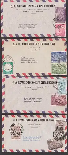 Venezuela 4 covers, Hotel Tamanaco Caracas, Oficina principal de coreos casacares, primer festival del libro