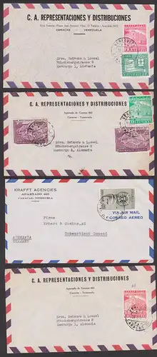 Venezuela 4 covers, Hotel Tamanaco Caracas, Oficina principal de coreos casacares