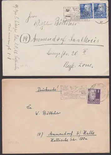 Wintersport Ski Abfahrtsski 1. Meiterschaften der DDR 1950 Schirke, Taube mit Ölzweig, MWSt. Berlin N4