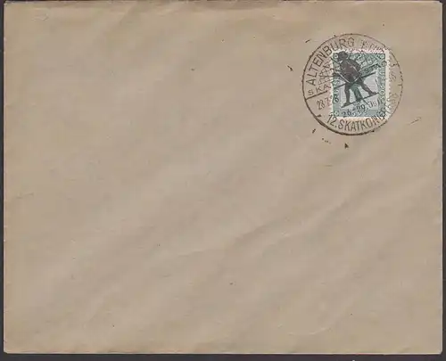 Skat, Altenburg Thüringen Skatstadt, SoSt. 12. Skatkongress 1928, Denksport