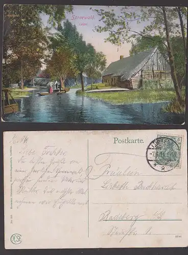 Leipe Spreewald CAK 1914 Spree Tachten Kahn