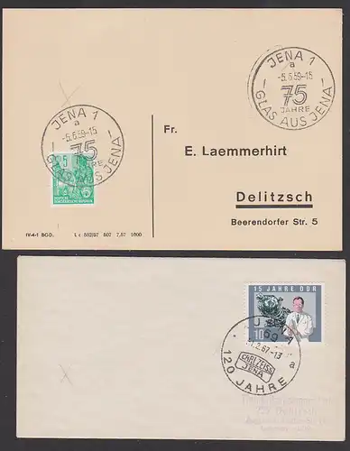 Verre optique Planétarium, JENA Carl Zeiss Glas Optik Planetarium, Glass optics planetarium