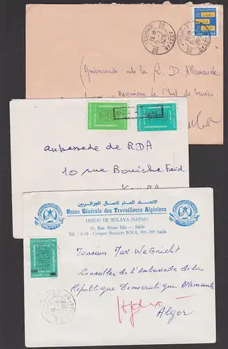 Alger algerien Algerie union generale des travailleurs algeriens SAIDA 3 letters