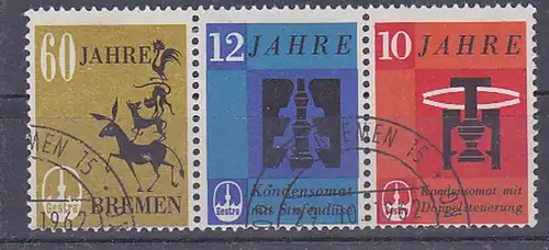 BREMEN Stadtmusikanten Konsensomat mit Doppelsteuerung Vignette 1962