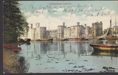 Carnarvon castle CAK 1908