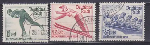 Deutsches Reich Olympische Spiele 1936 Germisch-Partenkirchen Skisprung Bob Eislauf