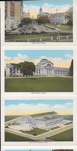 Unites states leborello CAK 1937 union station us treasury white house stqte capitol ...