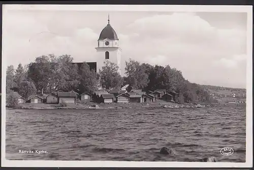 Sverige Schweden Rättviks Kyrka Photokarte 1938 Kirche