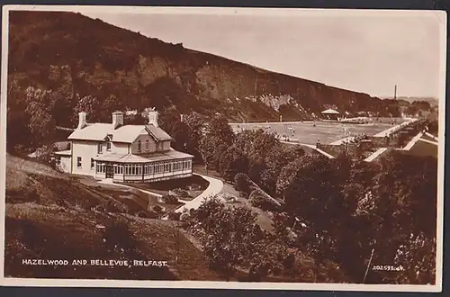 Belfast Hazel Wood and Bellevue Photokarte 1929