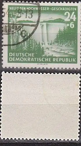 Talspree Sosa nach Portosenkung au 20 Pf., Hochwasserschutz Germany East DDR 431 gestempelt
