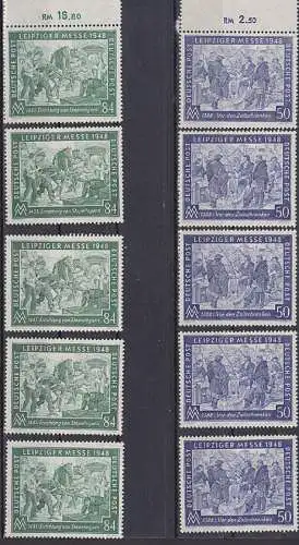 Leipziger Frühjahrsmesse Zollschranken Stapellager EA 967-968(5) **