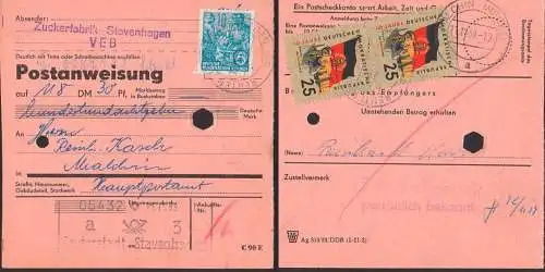 Reuterstadt Stavenhagen DDR PA über 118,30, .25 Pf. Jahre DDR seltene Verwendung, 11.11.59