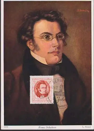 MC Franz Schubert östereichischer Komponist  DDR 404