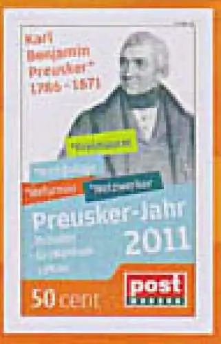 Karl Benjamin Preusker Freimaurer Archäologe Reformer Privatpostmarke Postmodern, Großenhain