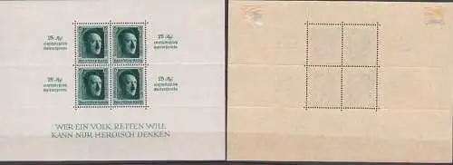 Reichsparteitag, Adolf Hitler-Block Bl. 11 *, rs Falz