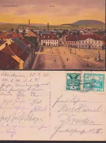 Schluckenau Šluknov  Markt  190