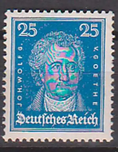 Johann Wolfgang von Goethe 25 Pf ** DR 393