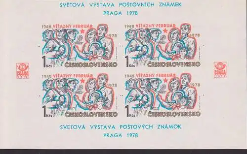 PRAGA Bl. 34 ** 1948 - 1978 Vitazny Februar