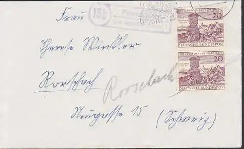 Popenhausen über Ingolstadt (Donau) Auslandsbrief