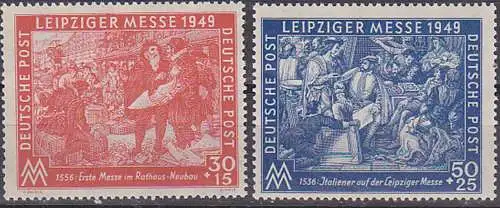 Leipziger Frühjahrsmesse 1949 230/31 **, Petro und Lorenzo Saliti aus  Pisa in Leipzig