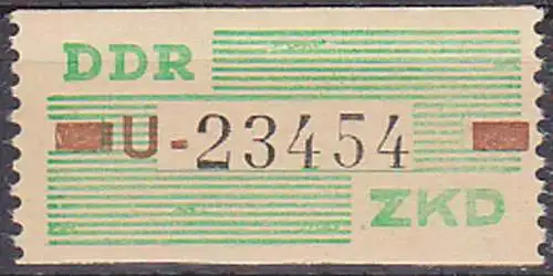 Versuchsausgabe 10 Pf.-Billett-Streifen ZKD X postfrisch Kb -U 23454-