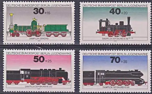 Berlin 488/91 ** Eisenbahn Dampflok "Drache", Baureihe 89, 050, 010 Jugendmarke