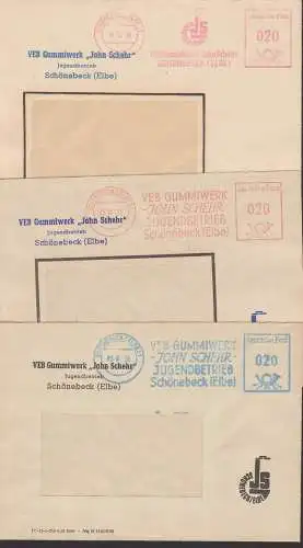 Schönebeck (Elbe) 3 AFS-Bfe Gummiwerk "John Schehr" Jugendbetrieb