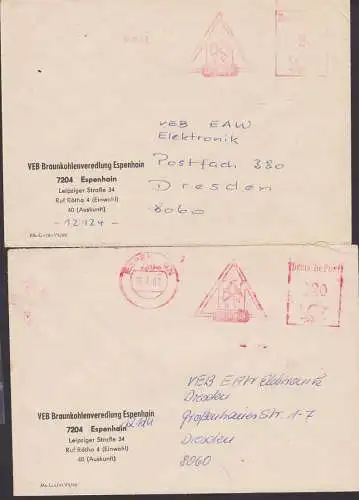 Espenhain AFS Braunkohlenverwedlung, St.-Studie aptierter Tagesst., Kohle, montan 1987, versch. Eindrucke