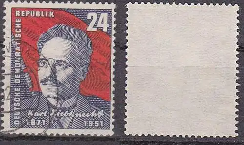 Germany EAST 24 Pf Karl Liebknecht DDR 294 used