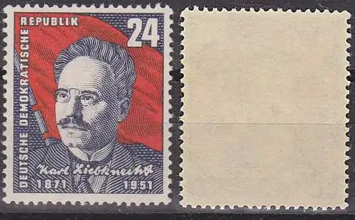 Germany EAST 24 Pf Karl Liebknecht DDR 294 postfrisch unused