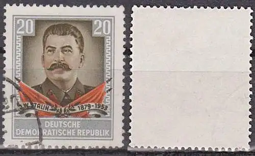 Stalin Jossif W. sowjetischer Staatsmann Germany DDR 425 gestempelt