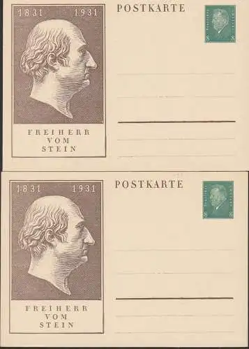 Freiherr vom Stein Sonder-GA ungebraucht  P193(2)