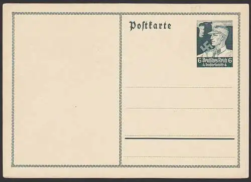 Deutsche Nothilfe 6 plus 4 Pf. Sonder-GA ungebraucht  P253