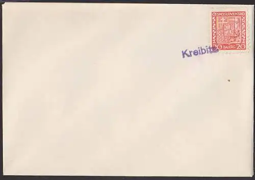 Kreibitz Chřibská Sudetenland - sogenannte Befreiungsstempel (1938),