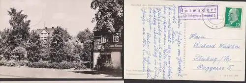 Hermsdorf über Hohenstein-Erntthal, LPStpl 1964 auf Fotokarte Gersdorf, Platz des Friedens, HO Geschäft