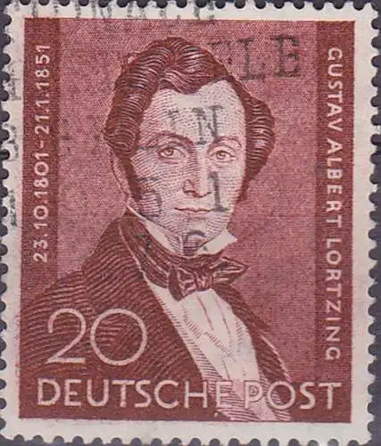 Berlin (West) MiNr. 74 Albert Lortzing Komponist