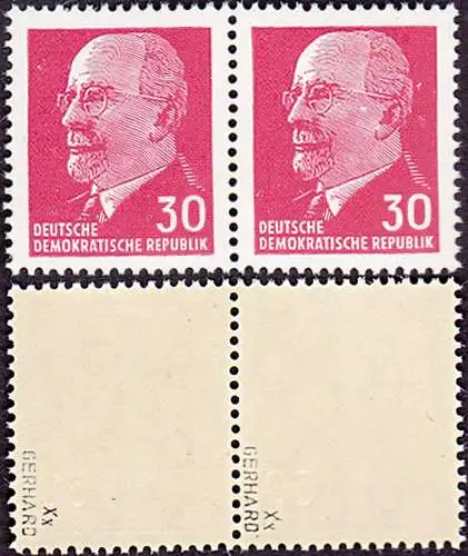 DDR 30 Pf Walter Ulbricht  Mi. 935Yx ** (2) geprüft mit Xx nach Lipsia-Katalog, jetzt IYx