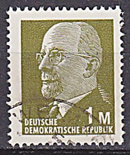 DDR Walter Ulbricht 1 M. gest. MiNr. 1540