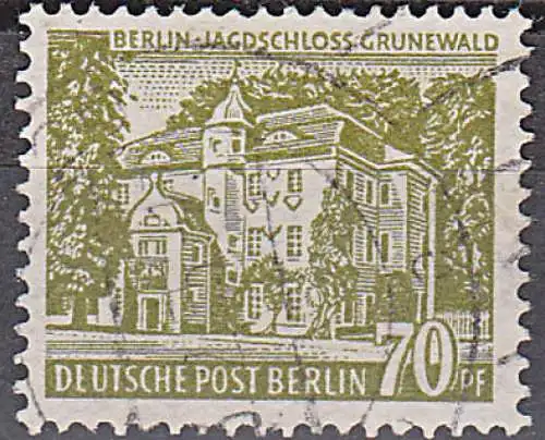 Berlin 123 70 Pf Jagdschloss Grunewald gest.